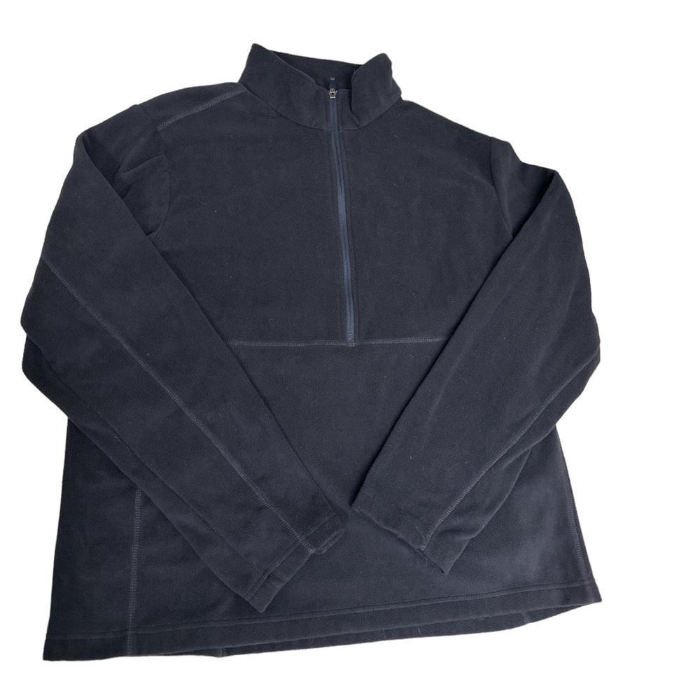 Land’s End Men’s Fleece Lightweight Blue Excellent Large (42-44)